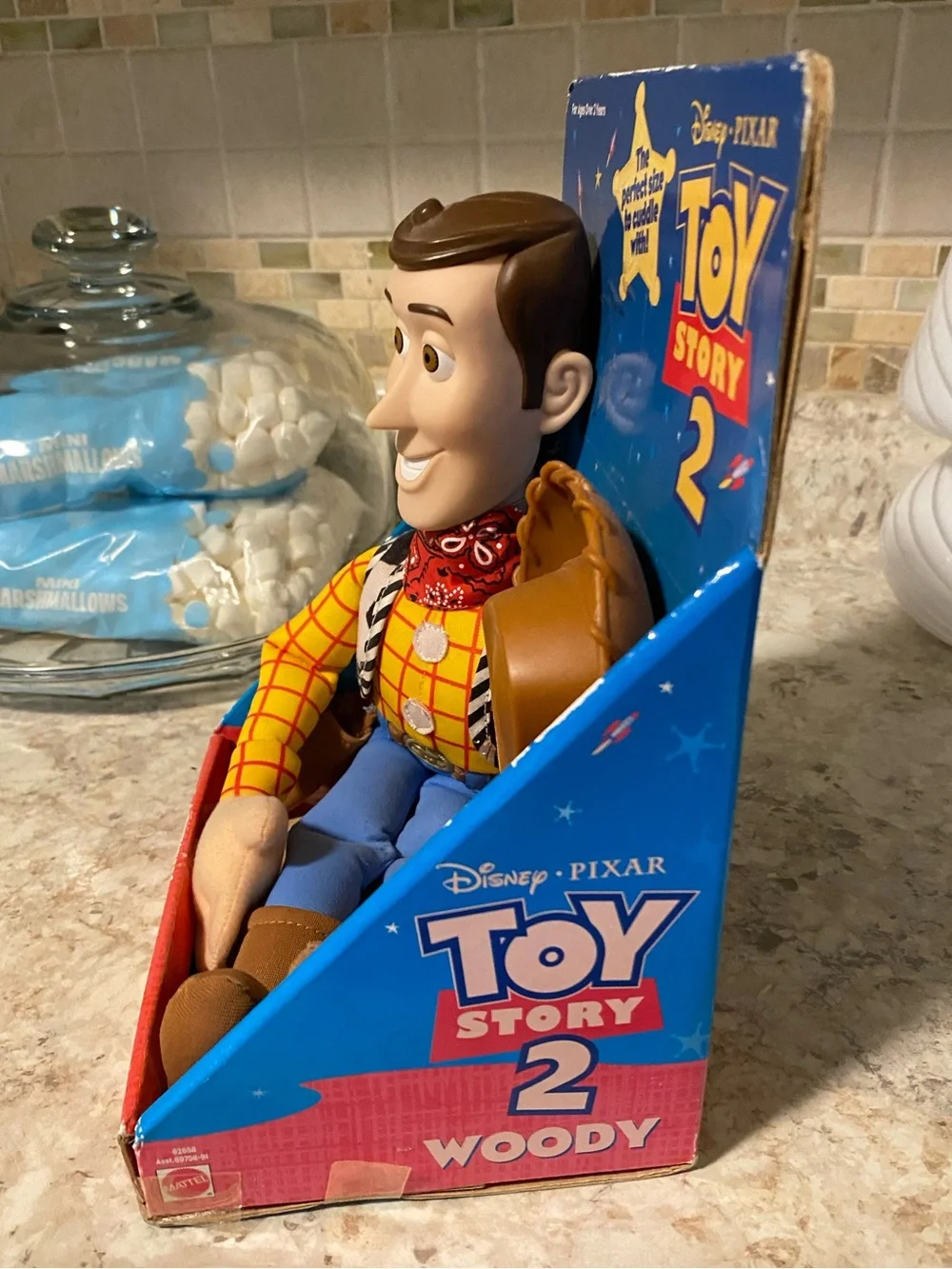 Toy Story 2 Woody Plush Doll - Brown & Yellow NIB